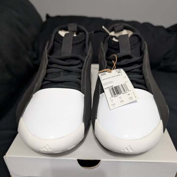 Adidas Harden Vol. 8 - Size 11.5 - NEW - Black White "After Hours" - Picture 2 of 4